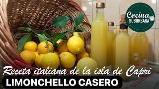 🍋Vera Ricetta Originale de Limoncello 🍋 DE CAPRI A TU MESA [upl. by Napra786]