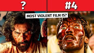 10 Most Violent Indian Films Ranked [upl. by Haberman145]