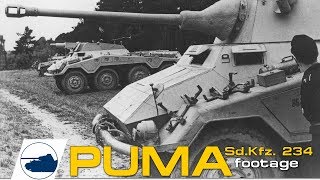 WWII Rare PUMA footage  SdKfz 2342  SdKfz 2343  SdKfz 2344 [upl. by Rosenkranz723]