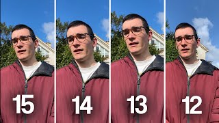 iPhone 15 vs 14 vs 13 vs 12  Camera BATTLE [upl. by Emilie]