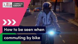 How to be seen when commuting by bike  Commute Smart [upl. by Shantha]