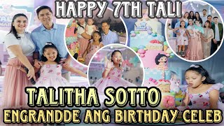 Talitha Sotto’s 7th Birthday engrande ang hinanda ni Bosing Vic at Pauleen Sotto  Sotto Family [upl. by Deehan]