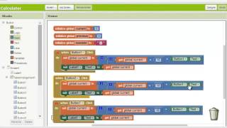 App Inventor Calculator Tutorial Part 2 of 4 [upl. by Aidekal]