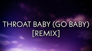 BRS Kash  Throat Baby Go Baby Remix Lyrics Ft DaBaby amp City Girls [upl. by Erimahs]