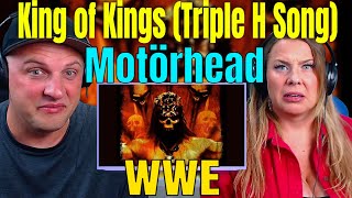 reaction to Motörhead  King of Kings Triple H Song WWE  THE WOLF HUNTERZ REACTIONS [upl. by Bergwall245]