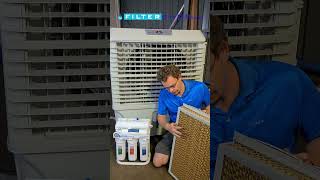 How Does An Evaporative Cooler Work Short [upl. by Ahsaetan]