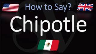 How to Pronounce Chipotle CORRECTLY Mexican Grill Pronunciation [upl. by Soilissav]