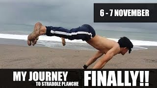 3 Months Straddle Planche Progression 2018 [upl. by Crespo340]