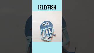 Jellyfish craft diy saraarts artandcraft trending art craftideas paper sarasartgallery [upl. by Senskell]