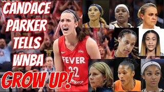 Candace Parkers SAVAGE Takedown Of THINSKINNED WNBA As Las Vegas Aces Coach BLOCKS ME [upl. by Ellehs]