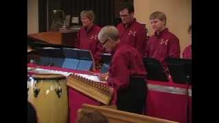 Dueling Banjos on Handbells Harp and Hammered Dulcimer with Aqua Bend [upl. by Kaslik557]