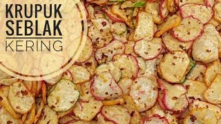 Resep krupuk seblak kering enak gurih kriuknya pass [upl. by Annenn]