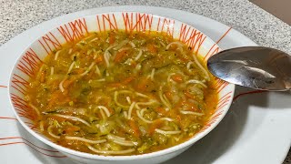 LA SOUPE DE LÉGUMES EXPRESS POUR UN REPAS DE DERNIÈRE MINUTE🍲 Recette facile👩🏻‍🍳 Deli Cuisine [upl. by Nerw923]