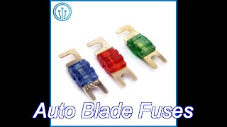 MEGA MIDI Spade Plug In Blade Bolt On Fuse ANS ANM ANL 50500A [upl. by Pega]