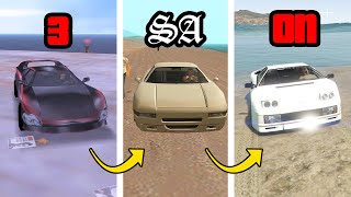 INFERNUS in GTA Games Evolution [upl. by Belloir]