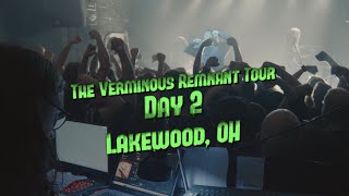 The Black Dahlia Murder  Verminous Remnant Tour  Day 2  Lakewood OH [upl. by Kalman569]