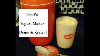 EasiYo Yogurt Maker Demo and Review [upl. by Atiz]