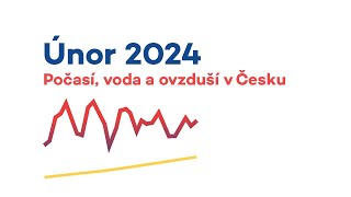 Únor 2024  Počasí voda a ovzduší v Česku [upl. by Sidwell]