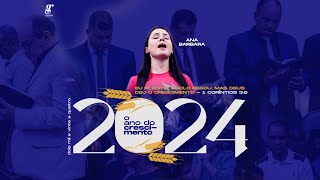 2024  ANO DO CRESCIMENTO  Cantora Ana Bárbara  A Calmaria  Canção e Louvor [upl. by Llessur]