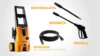 Lavadora Alta Pressão Wap Ousada Plus 2200 1750PSI Compacta 1500W [upl. by Hara]