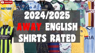 Ranking All 92 English League AWAY 20242025 Football Shirts [upl. by Ada405]