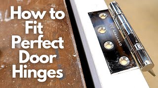 How to Fit Perfect Door Hinges [upl. by Lelia]