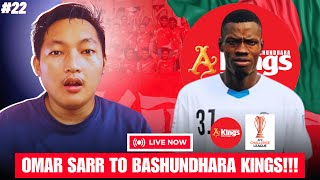 OMAR SARR TO BASHUNDHARA KINGS FOR AFC CHALLENGE LEAGUE [upl. by Ettenil]