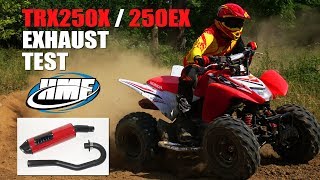 HMF Honda TRX250X 250EX Performance Series Exhaust and Jet Kit Test Review [upl. by Ketty]