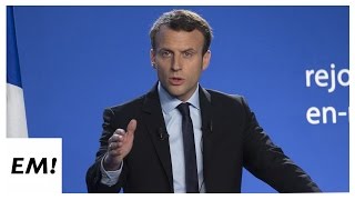 Je suis candidat à la Présidence de la République  Emmanuel Macron [upl. by Saitam503]