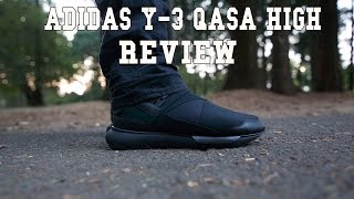 Y3 Qasa High Black Review  On Feet adidas [upl. by Harbison]