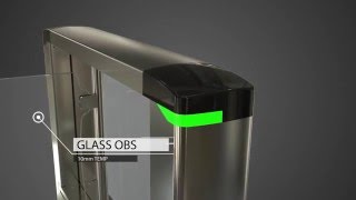 Automatic Systems FirstLane Security Turnstiles [upl. by Leahcym]