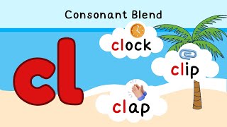 Learn to Blend  Consonant Blends Made Easy  quotCLquot Words [upl. by Ahsehyt919]