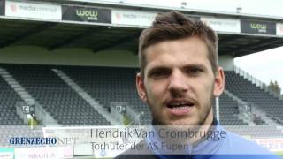 ASTorhüter Hendrik Van Crombrugge startet Aufruf an die Fans [upl. by Pall]