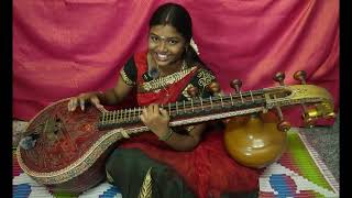 Mandram Vantha Thendraluku Song Veena Cover  Mouna Ragam  Illayaraja  Instrumental [upl. by Aggappe]