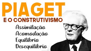 TEORIAS DA APRENDIZAGEM PARTE2 CONSTRUTIVISMO E PIAGET Assimilação Acomodação Equilíbrio [upl. by Nodnar]