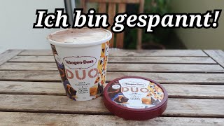 HäagenDazs DUO Dark Chocolate amp Salted Caramel Crunch Eistest [upl. by Ajad459]