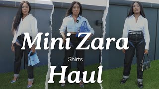 Mini Zara Shirt Haul [upl. by Malia]