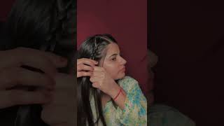 Side Braid Hairstyles Indian Easy By Rashika Singh [upl. by Laamaj]