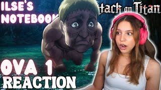 ILSES NOTEBOOK  ATTACK ON TITAN  Reaction OAD EP 1 [upl. by Volding]