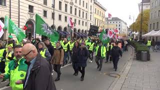 Verdi  Tarif und Besoldungsrunde Landesbeschäftigte 2023  Demonstrationszug München 20112023 [upl. by Hedwig]