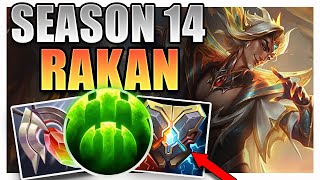 SEASON 14 RAKAN SUPPORT GAMEPLAY GUIDE [upl. by Emoraj]