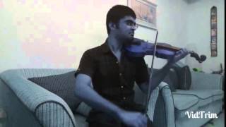 Mukkathe penne violin theme  ennu ninte moideen [upl. by Nannaihr]