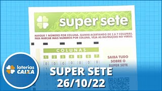 Super Sete  Concurso nº 312  26102022 [upl. by Ecila]