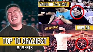 Top 10 Crazy Moments Sa FlipTop [upl. by Epner]