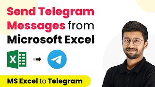 How to Send Telegram Messages from Microsoft Excel  MS Excel Telegram Automation [upl. by Nerissa589]