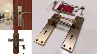 Mortise Lock Set For Door Unboxing Main Door Lock Handle Set  Door Lock [upl. by Tamqrah534]