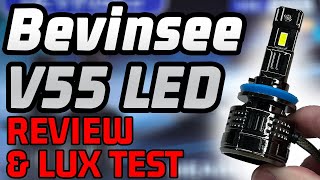 Bevinsee V55 LED Headlight Upgrade Review and Lux Test 🚫 NOT the results ANY of us were expecting [upl. by Lopes]