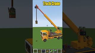 Create Mod  Build Working Truck Crane In Minecraft  shorts minecraft createmod truck [upl. by Stedt318]