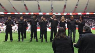 O Canada  American Sign Language  Vancouver Whitecaps [upl. by Ylatan]