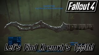 Fallout 4  Lets Find Kremvhs Tooth Unique Weapon Guide [upl. by Dorran]